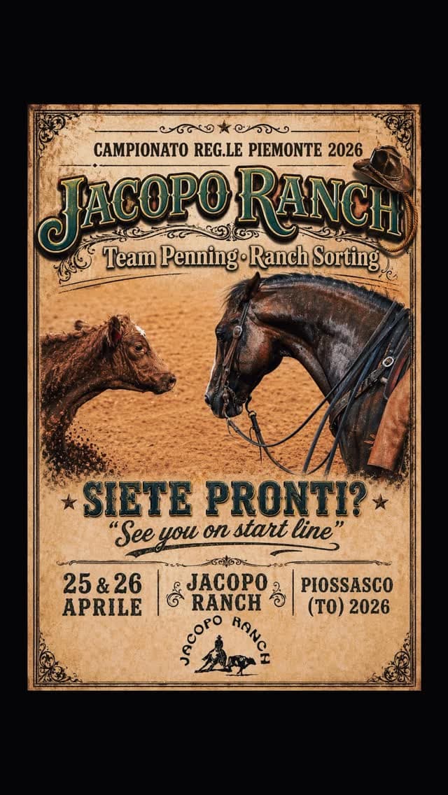 Nuovo anno, nuovo campionato 🔥 Il Team Penning & Ranch Sorting riparte da Jacopo Ranch! Siete pronti? Siete carichi? 🤠